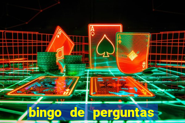 bingo de perguntas e respostas