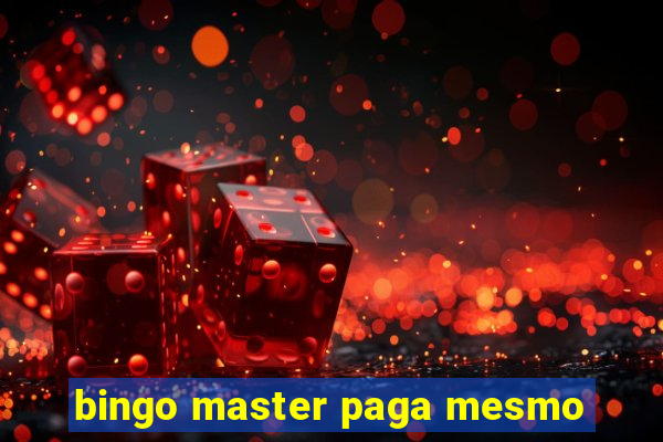 bingo master paga mesmo