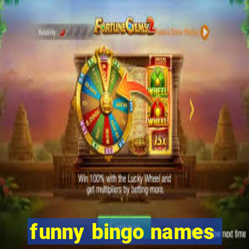 funny bingo names