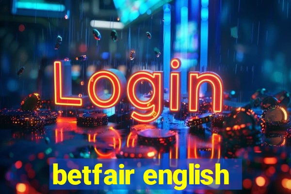 betfair english