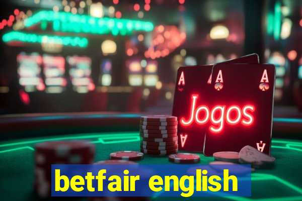 betfair english