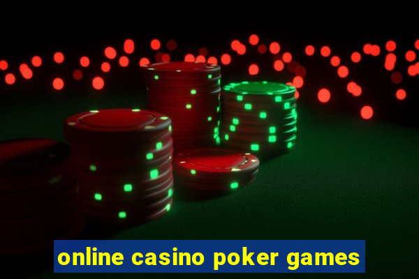 online casino poker games