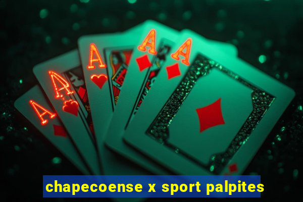 chapecoense x sport palpites