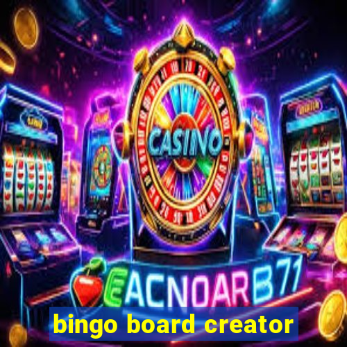 bingo board creator