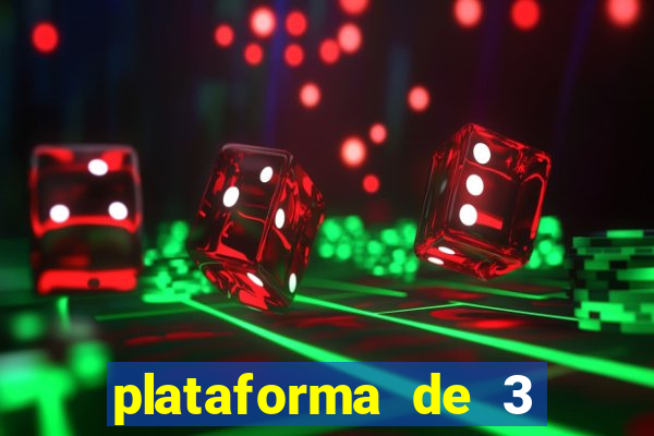 plataforma de 3 reais jogo