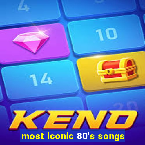 most iconic 80's songs