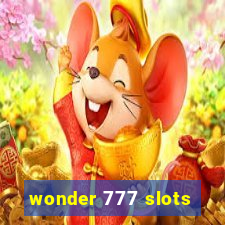 wonder 777 slots