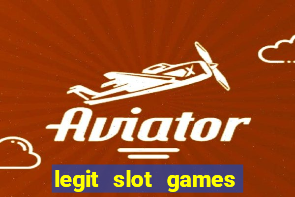 legit slot games that pay real money