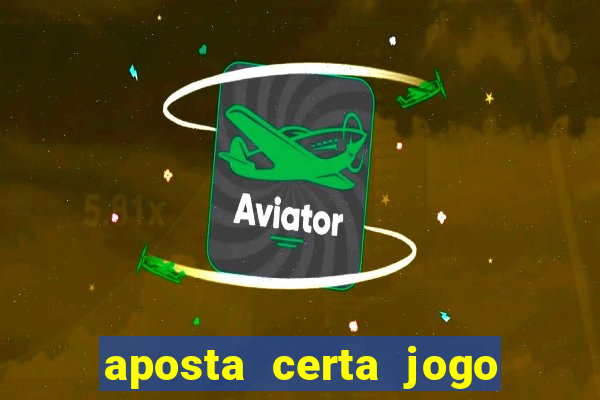 aposta certa jogo do bicho