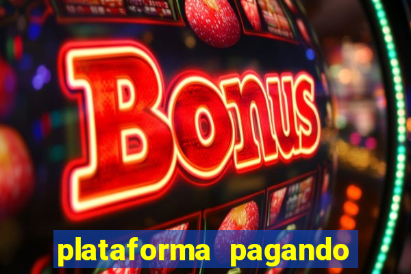 plataforma pagando bonus no cadastro