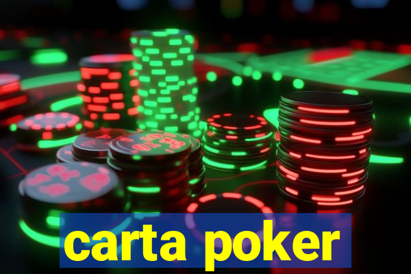 carta poker