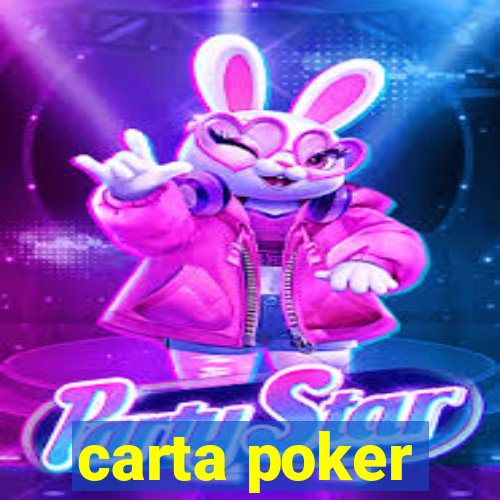 carta poker