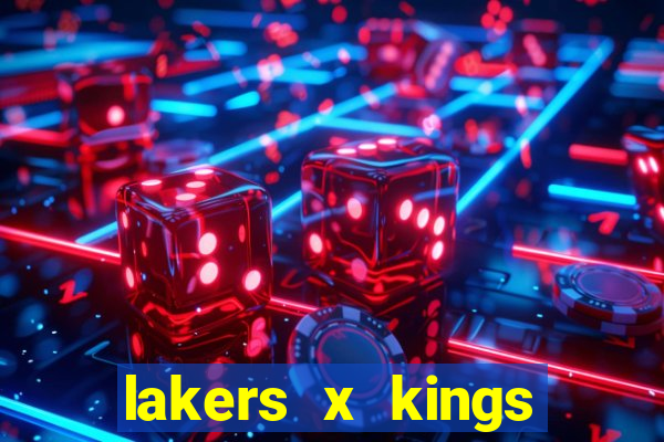 lakers x kings onde assistir