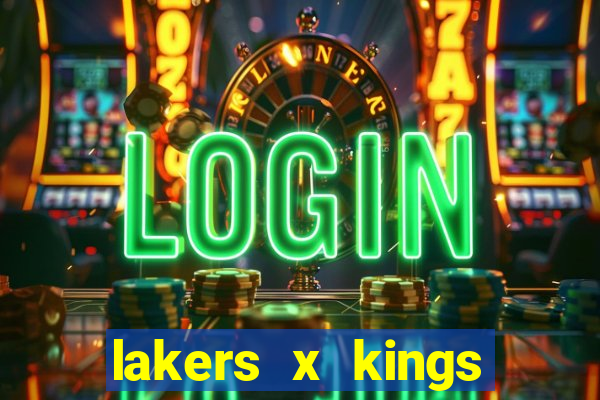 lakers x kings onde assistir