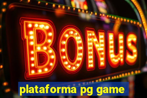 plataforma pg game