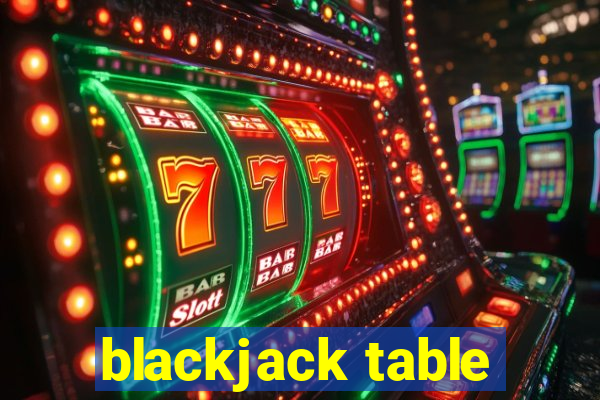 blackjack table