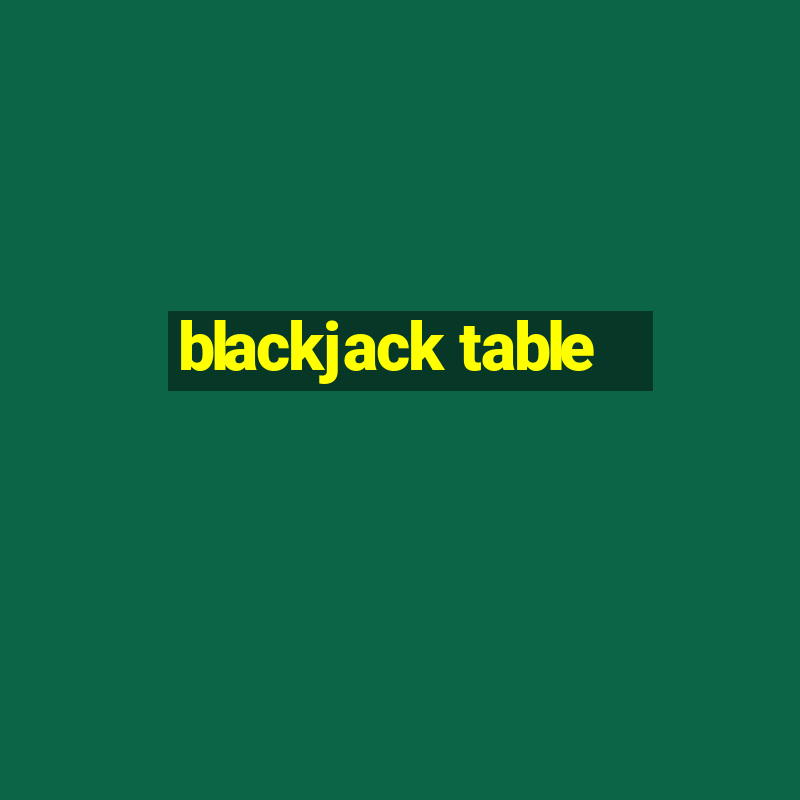 blackjack table