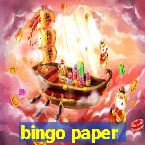 bingo paper