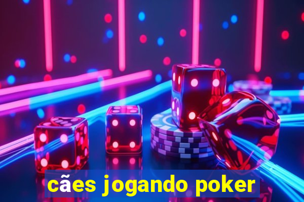 cães jogando poker