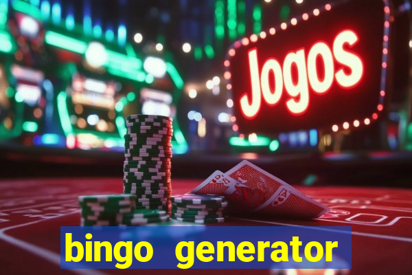 bingo generator with images