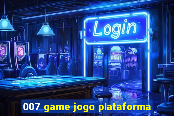 007 game jogo plataforma