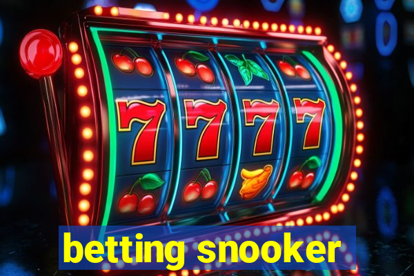 betting snooker