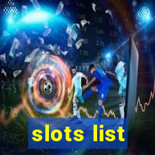 slots list