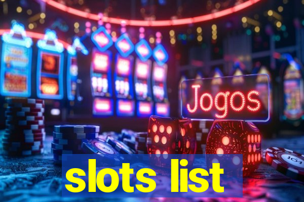 slots list