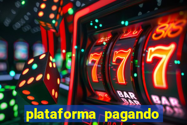 plataforma pagando no cadastro slot