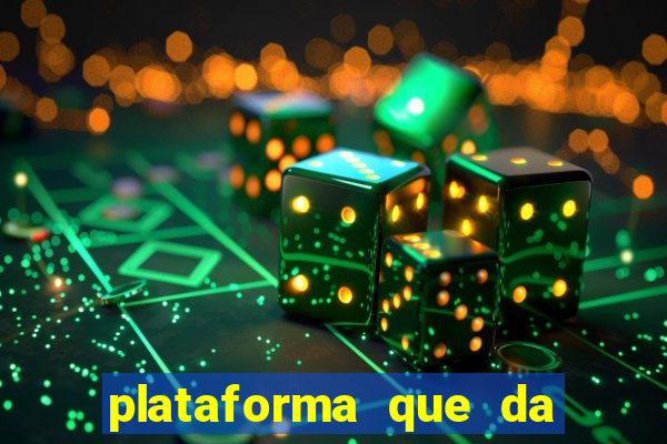 plataforma que da b?nus no cadastro