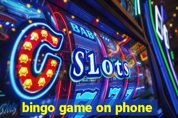 bingo game on phone