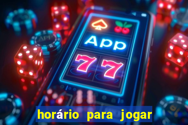 horário para jogar fortune rabbitCommercial