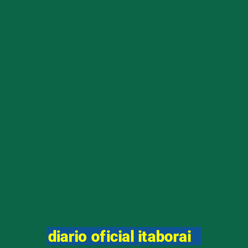 diario oficial itaborai