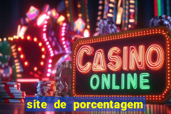 site de porcentagem de slot