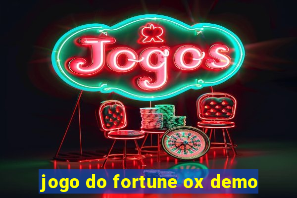 jogo do fortune ox demo