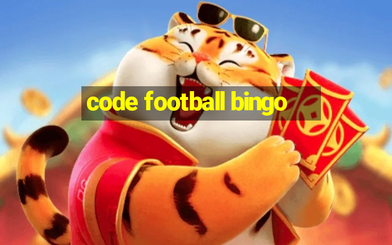 code football bingo