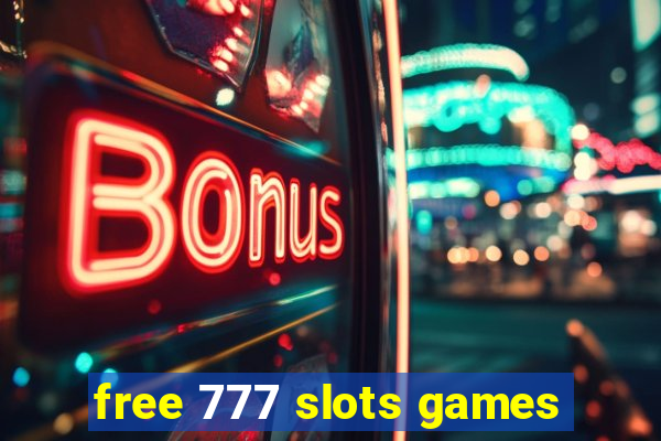 free 777 slots games