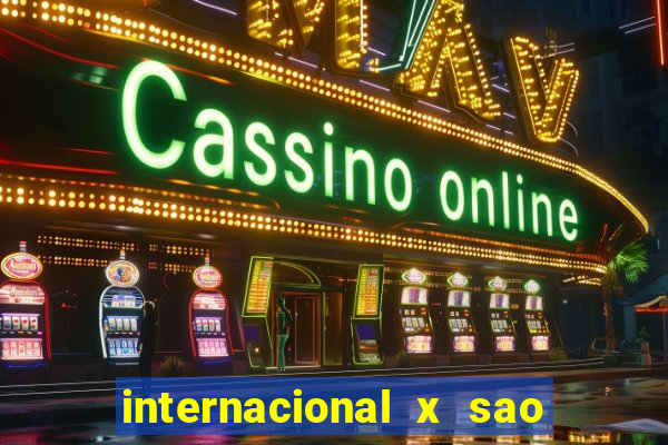 internacional x sao paulo palpites