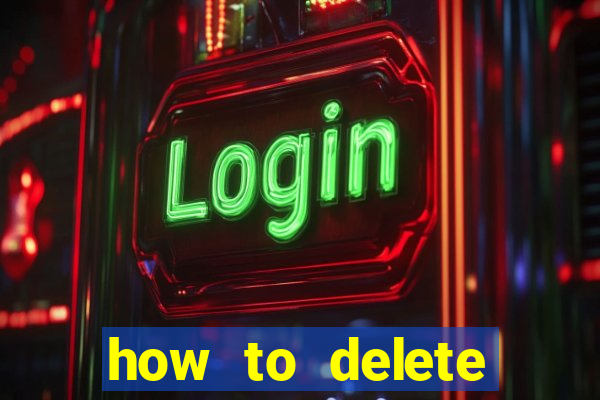 how to delete account in bingo plus