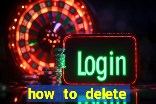 how to delete account in bingo plus