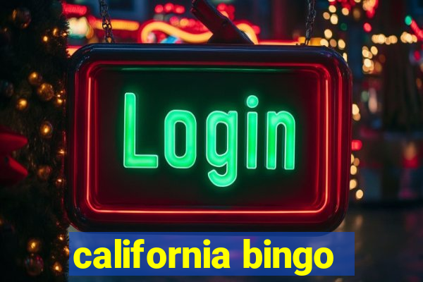 california bingo