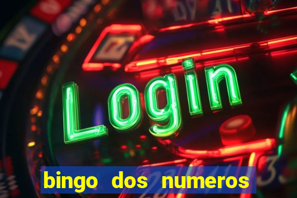 bingo dos numeros de 1 a 30