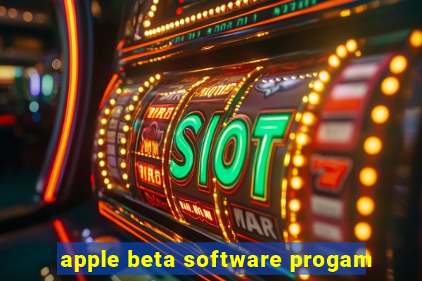 apple beta software progam