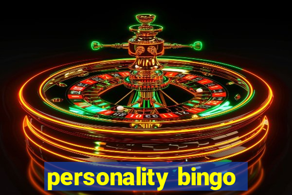 personality bingo