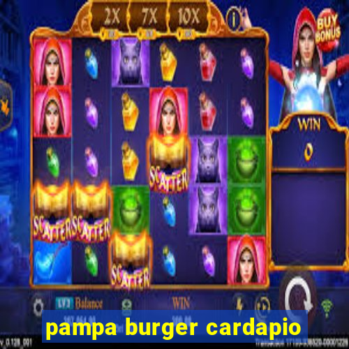 pampa burger cardapio