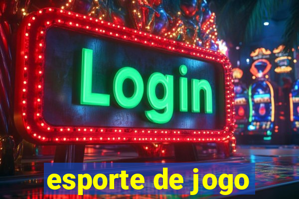 esporte de jogo