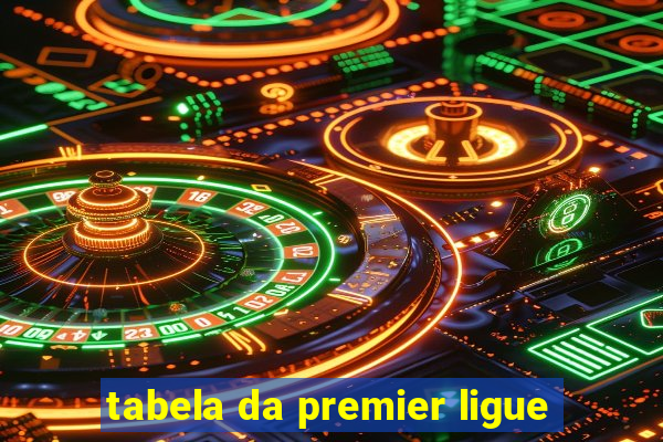 tabela da premier ligue