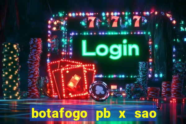 botafogo pb x sao jose palpite