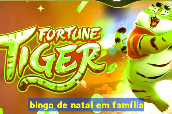 bingo de natal em família