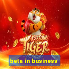 beta in business